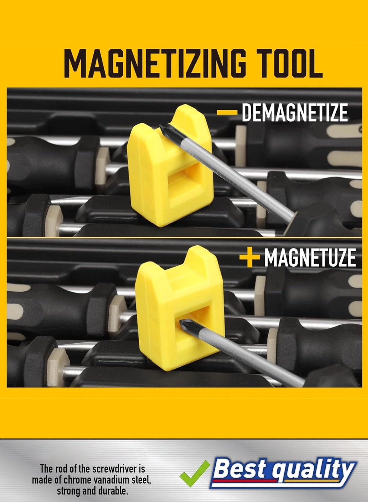 Magnetic Insulated Slotted and Phillips Screwdriver Set (72 Pcs)