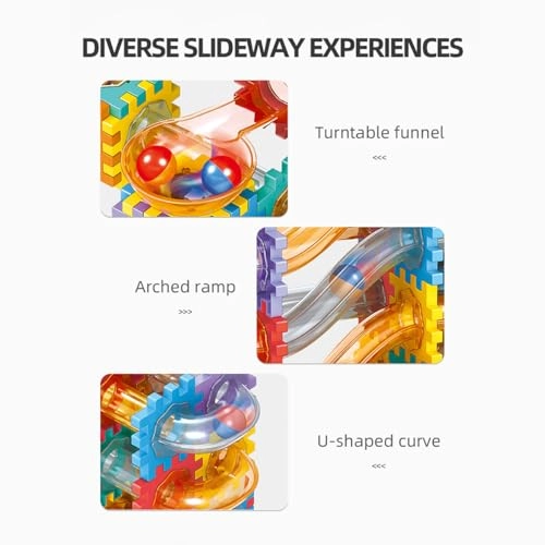 Rolling Balls Magnetic Blocks - 125pcs