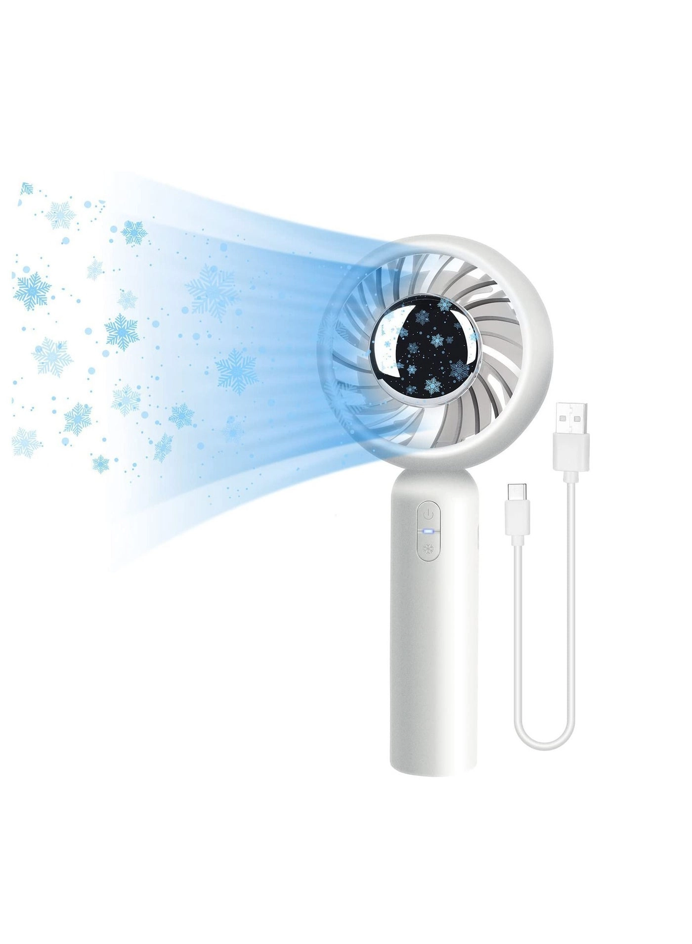 Y&D Personal Handheld Fan - Instant Cooling Rechargeable 3 Speed