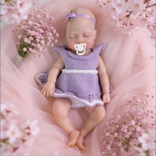 Reborn Baby Doll - 12 Inch Silicone Ages 3+
