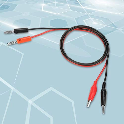 Banana Plug to Clip Cable - 5A 30V Banana plug to clip