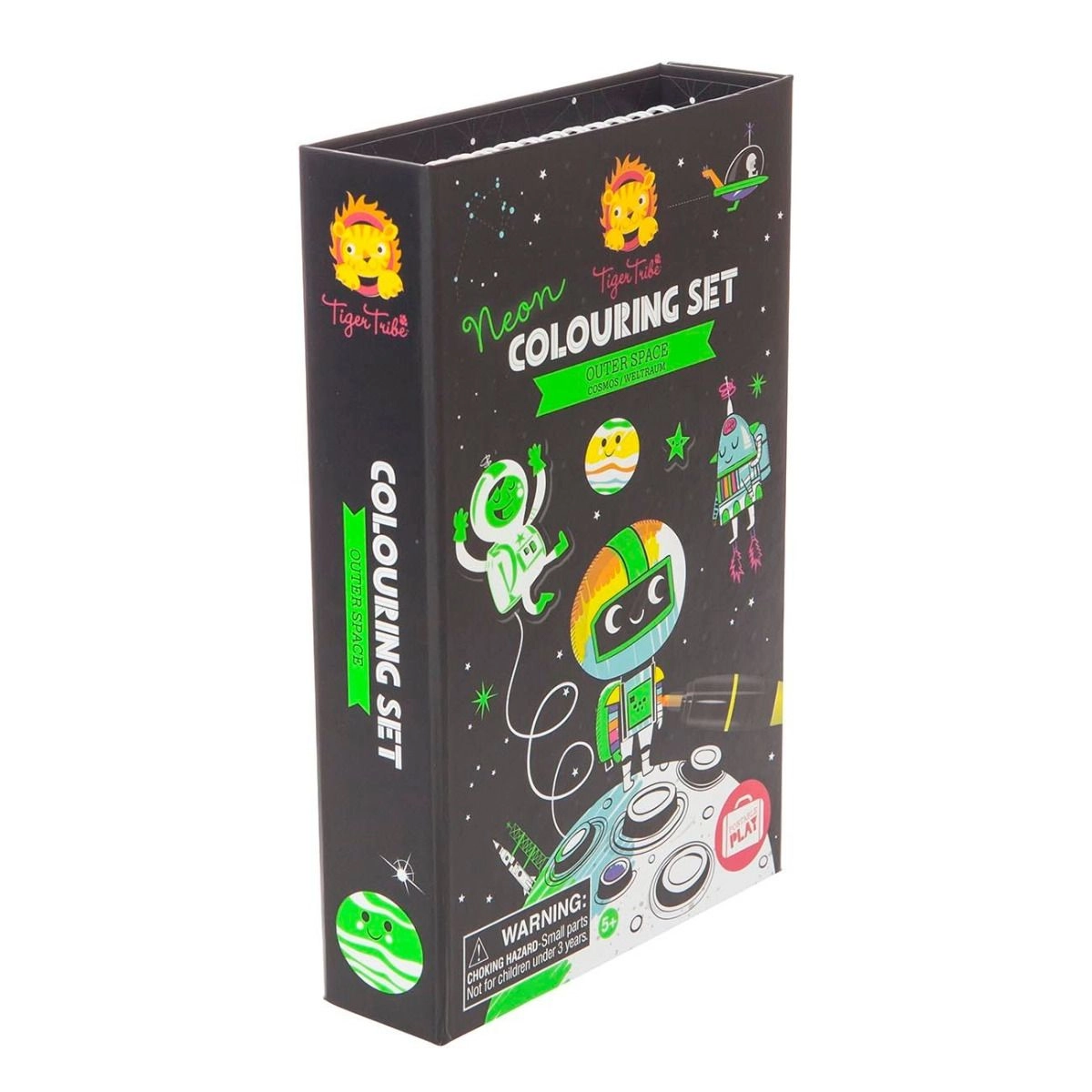 Neon Colouring Set Road Stars