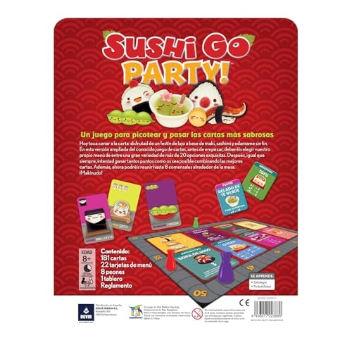 Sushi Go Party: Extended Edition (Spanish)