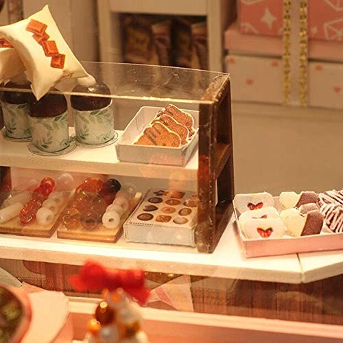 Dollhouse Miniature DIY Mini House Kit Gift Set