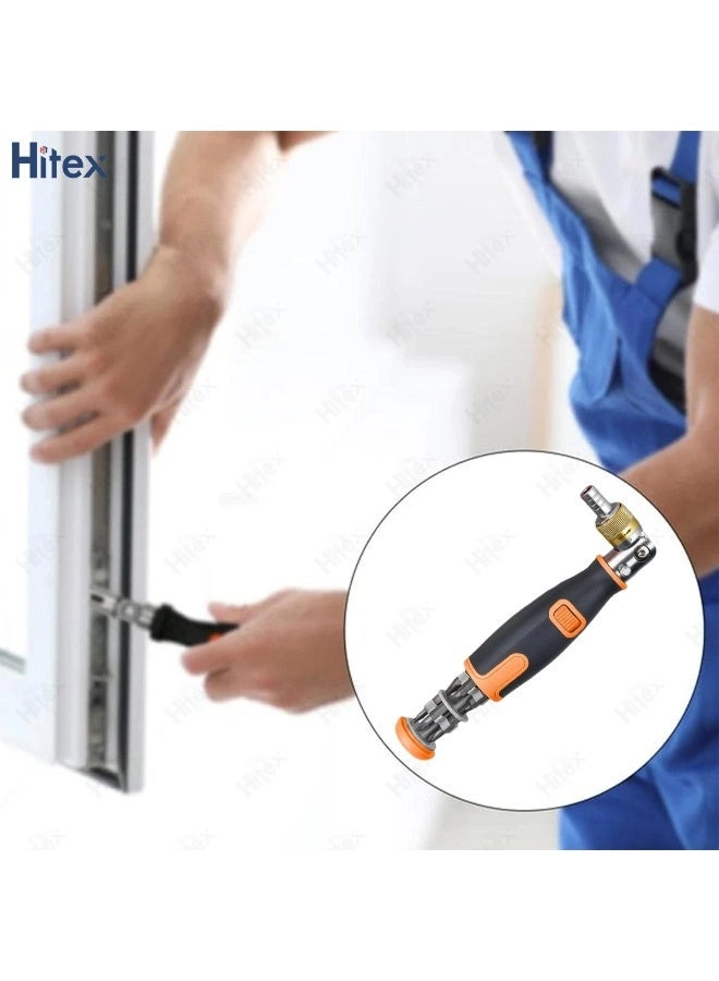 10-in-1 Ratchet Screwdriver Set Slotted and Phillips Screwdriver Set (10 Pcs)