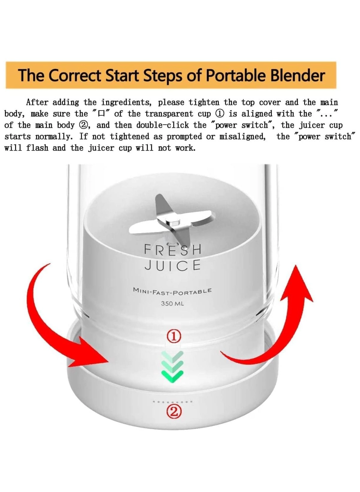The Blendie - Portable Battery Powered USB