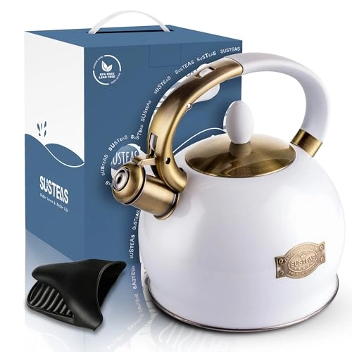 Stove Top Whistling Tea Kettle - 2.64 Quarts