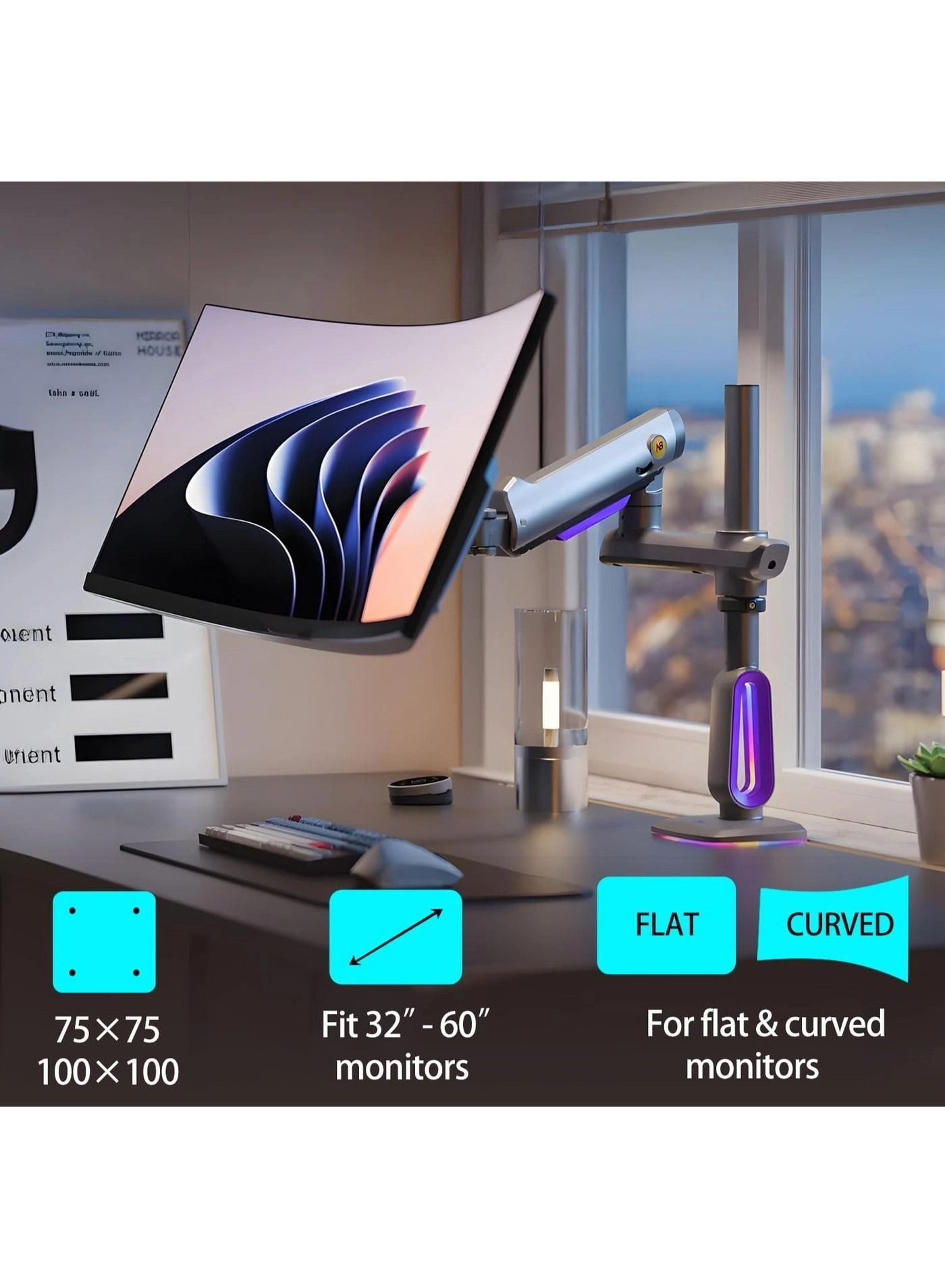 G60 - 32 to 60 inch 75x75mm 100x100mm