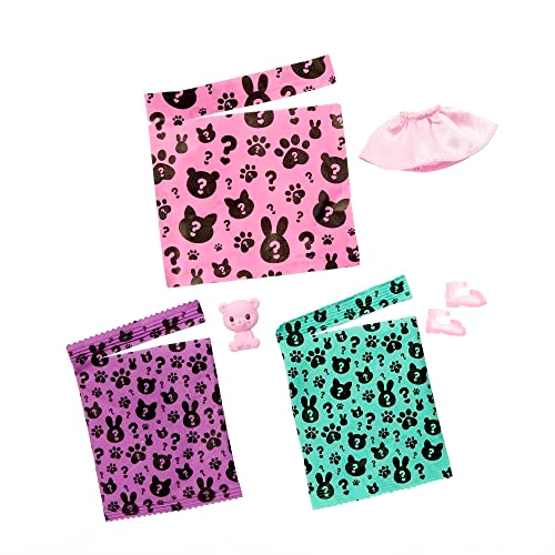 Chelsea Doll - Cutie Reveal Cozy Cute Tees Series Plush Teddy Bear Brunette