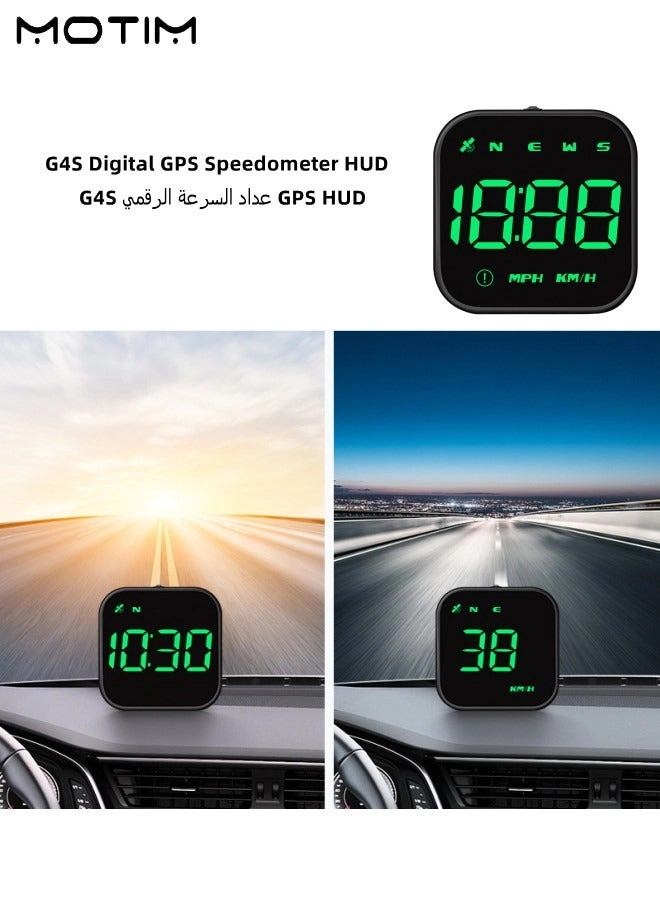 MOTIM Head Up Display - High Definition Digital GPS Speedometer