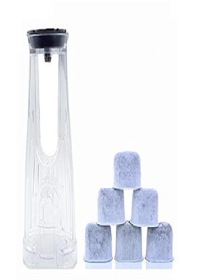 Gold Tone Filter Holder + Carbon Water Filters + Filter Stick