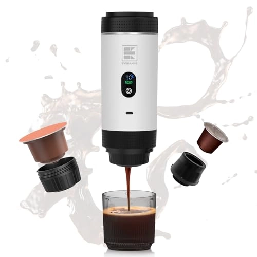 Portable Electric Espresso Machine - Rechargeable Battery NS capsules compatible