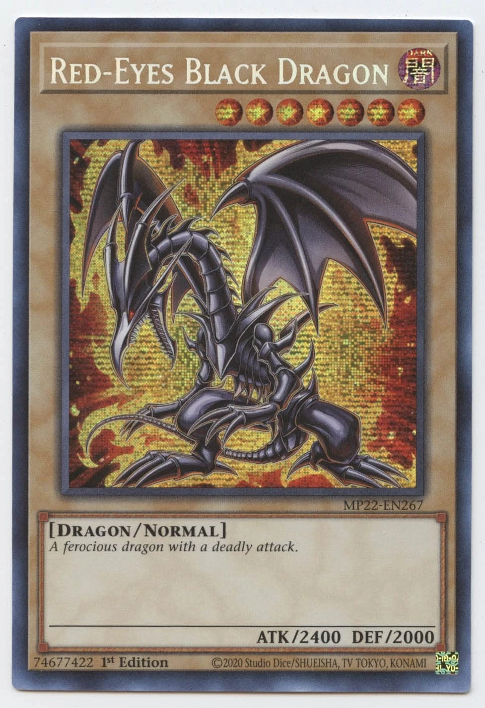Yu-Gi-Oh! Red-Eyes Black Dragon MP22-EN267