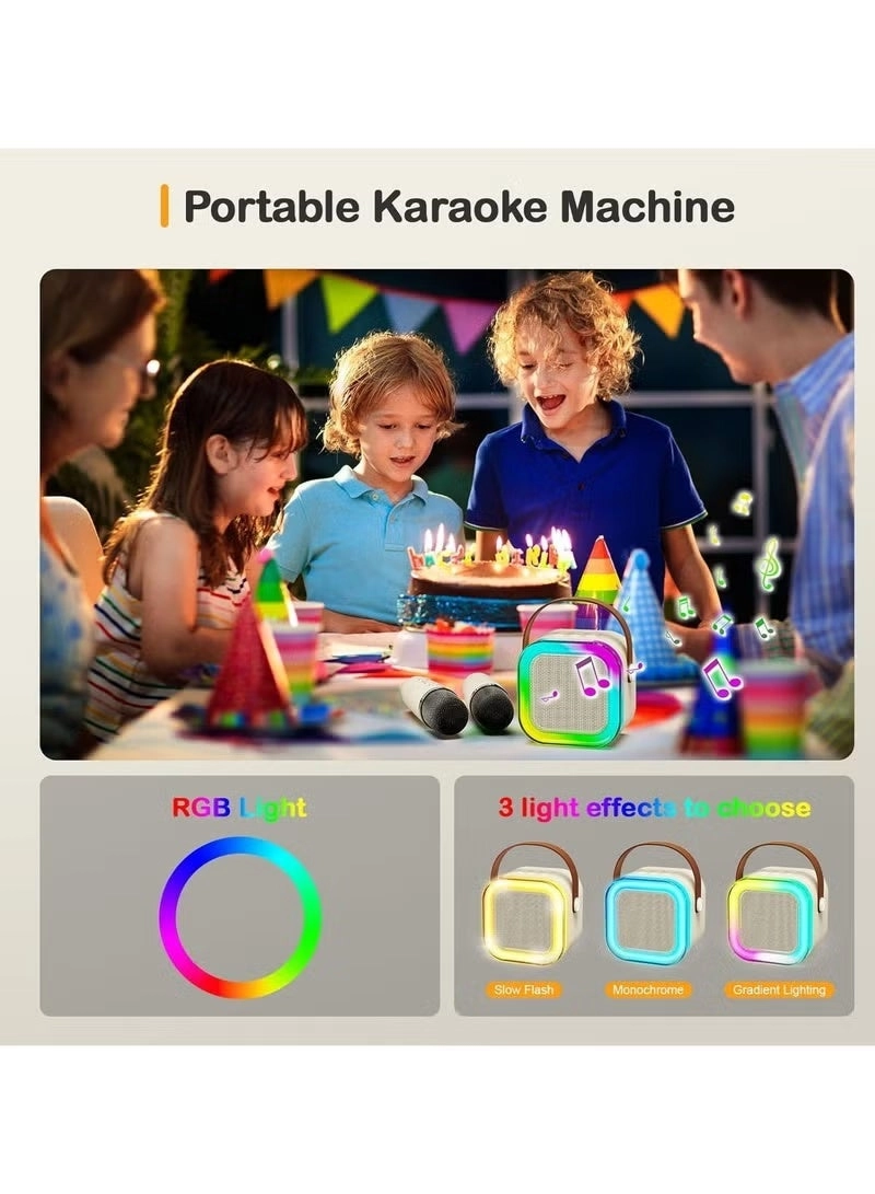 Mini Karaoke Party System - 2 Wireless Microphones