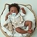 Reborn Baby Doll - 20Inch Full Vinyl Body African American black curly hair Ages 3+