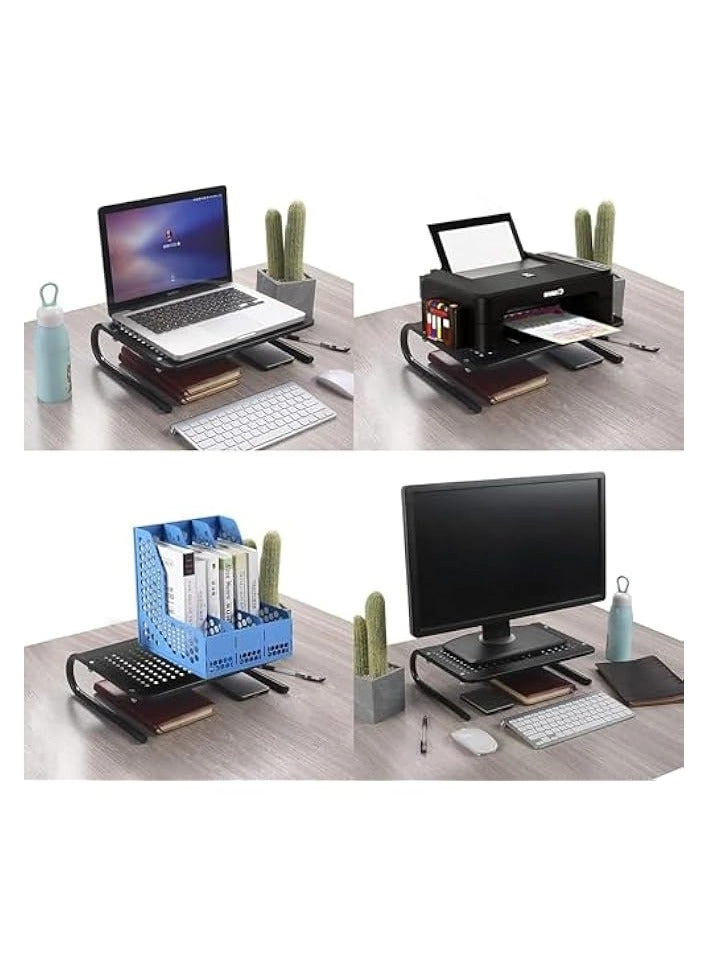Monitor Stand Riser - 2 Pack 3 Height Adjustable 14.5 in
