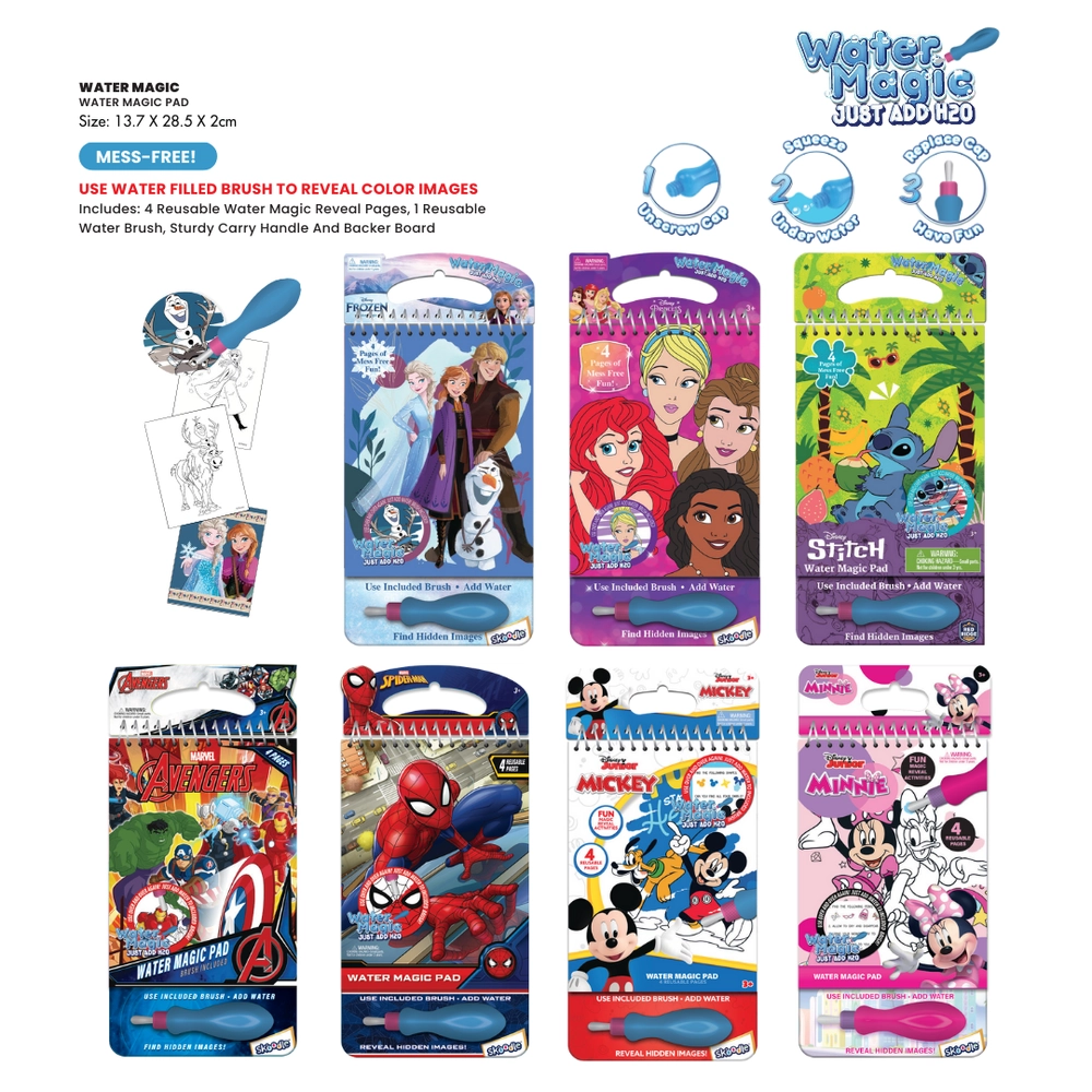 Mickey Water Magic Pad - 3+ years with Brush