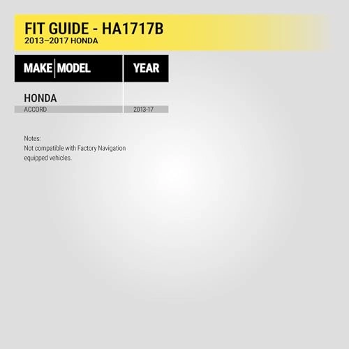 HA1717B - Honda Accord 2013-2017