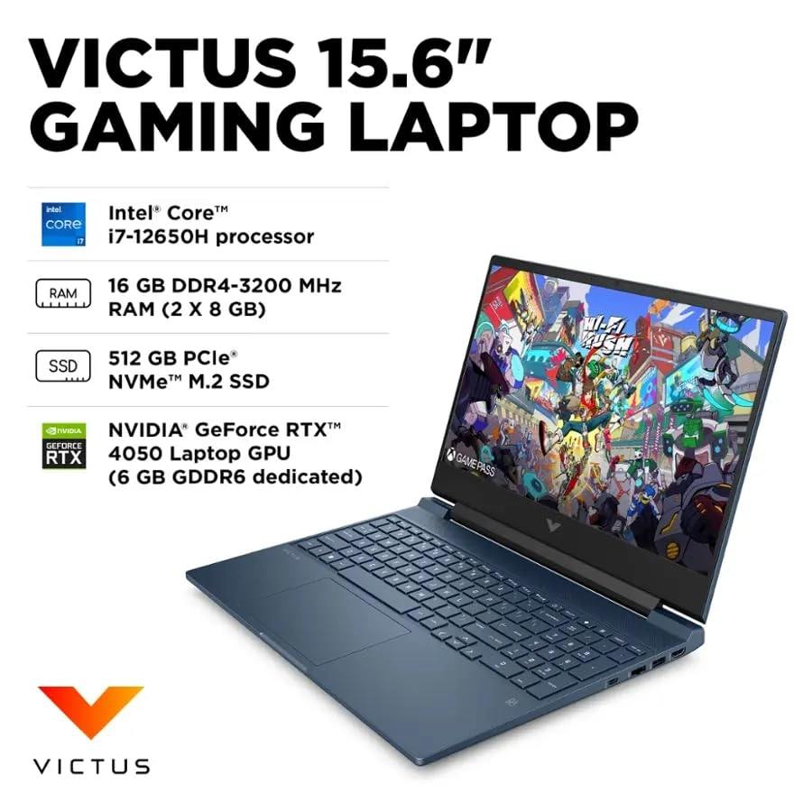 Victus 12650H - 15.6'' Core i7 16GB DDR4 512GB SSD