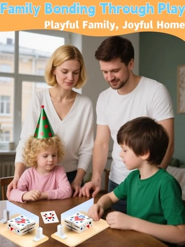 Wooden Pattern Puzzle Building Blocks - 3 years and up 2 pieces