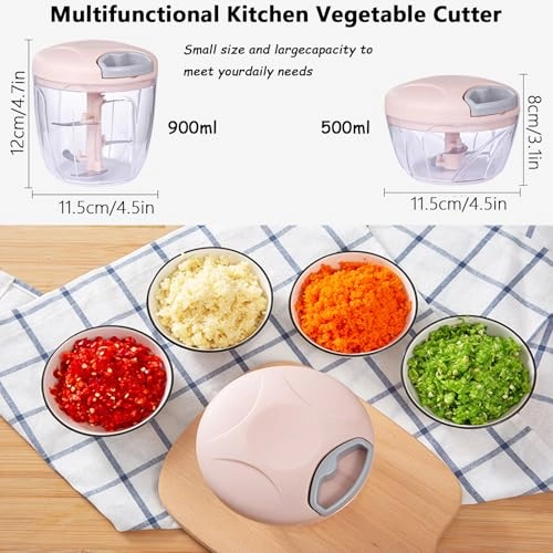 Chopper - 500ml 3 sharp blades