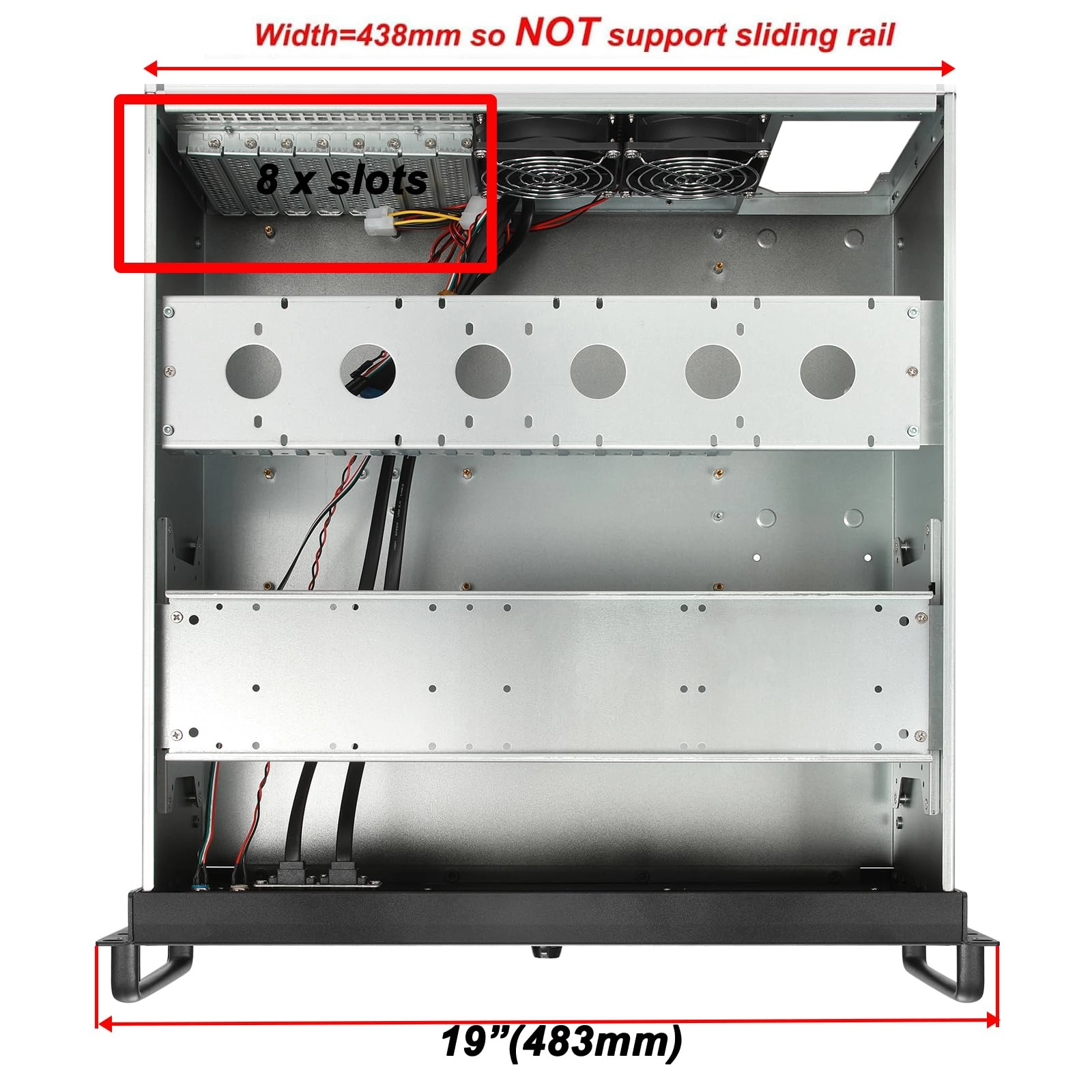 Server Chassis - 4U rackmount 360mm radiator support