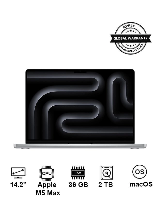 MacBook Pro 2026 - 14.2'' M5 Max 36GB Unified Memory 2TB SSD