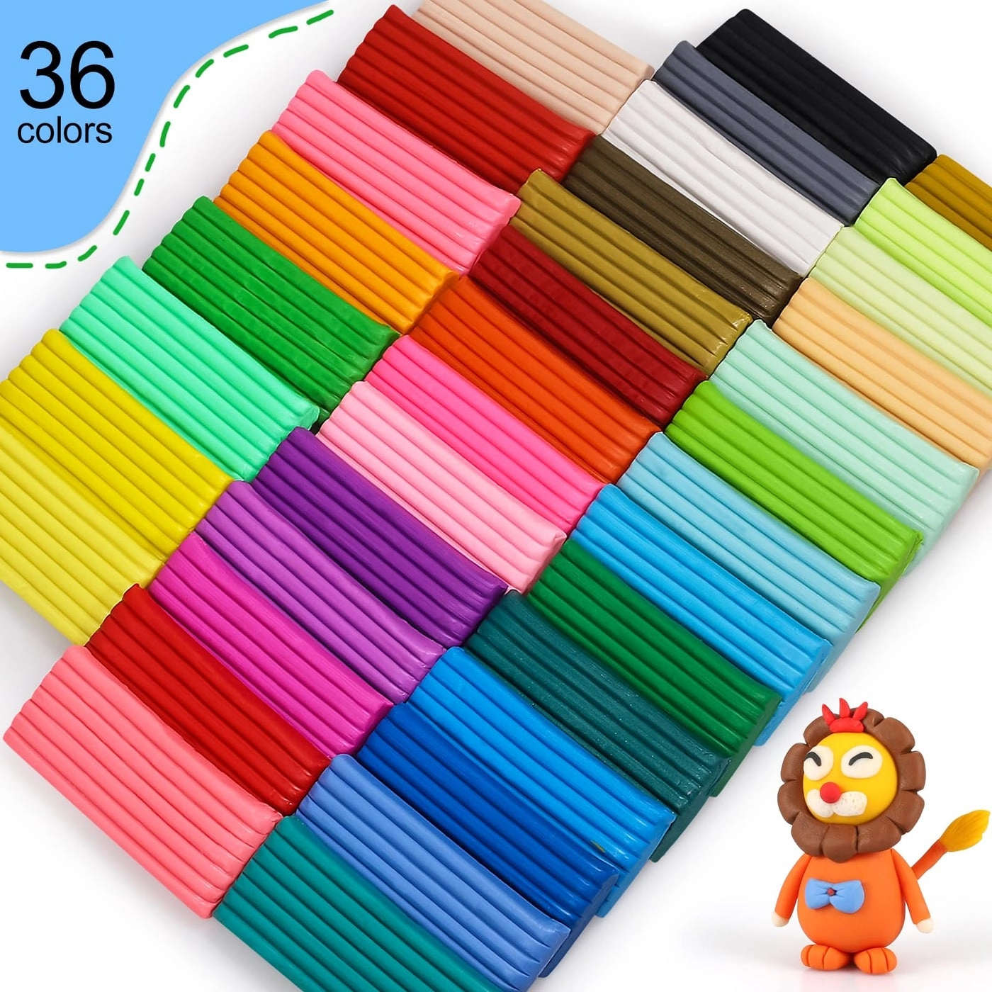 Polymer Clay Starter kit - Nontoxic 36 piece(s)