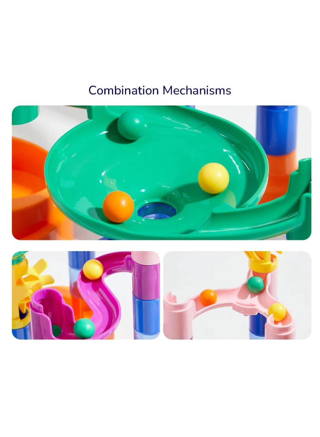 Track Marble Building Blocks - 51 pcs