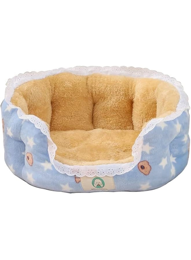 HuHa Mart Round Pet Nest - Blue 60 * 50 26cm