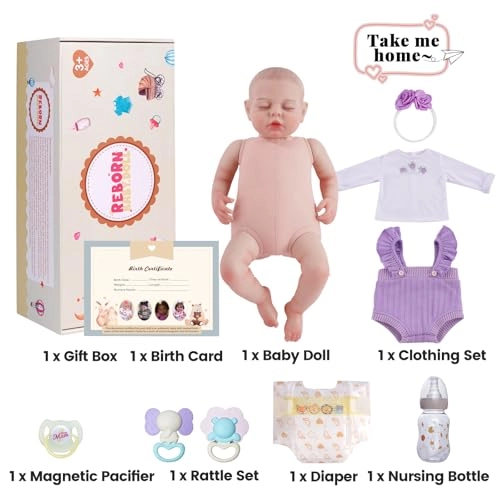 Lucy Reborn Baby Doll - 20 Inch Vinyl Cotton Girl Ages 3+