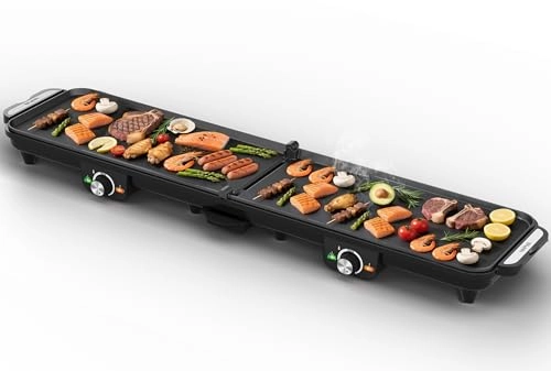 Electric Griddle - 2 zone(s) 17.5" x 9"