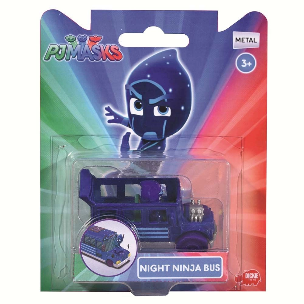 Pj Masks Night Ninja Bus - Blue 3 +