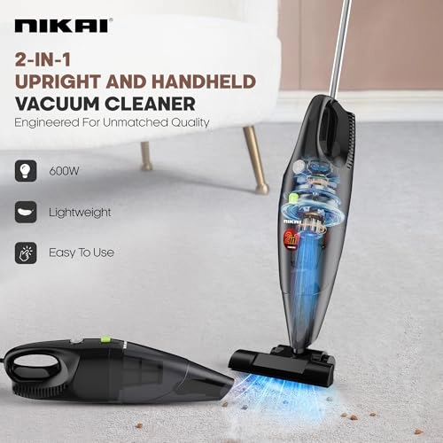 Upright & Handheld Vacuum Cleaner