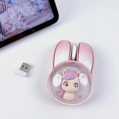 Cute Bunny Wireless Mouse - Wireless