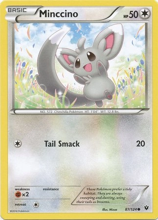 pokemon USA Pokemon Minccino 87/124