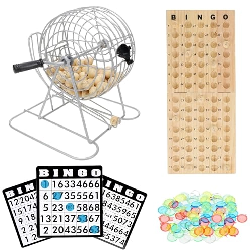 WE Games Retro Bingo Game Set - 75