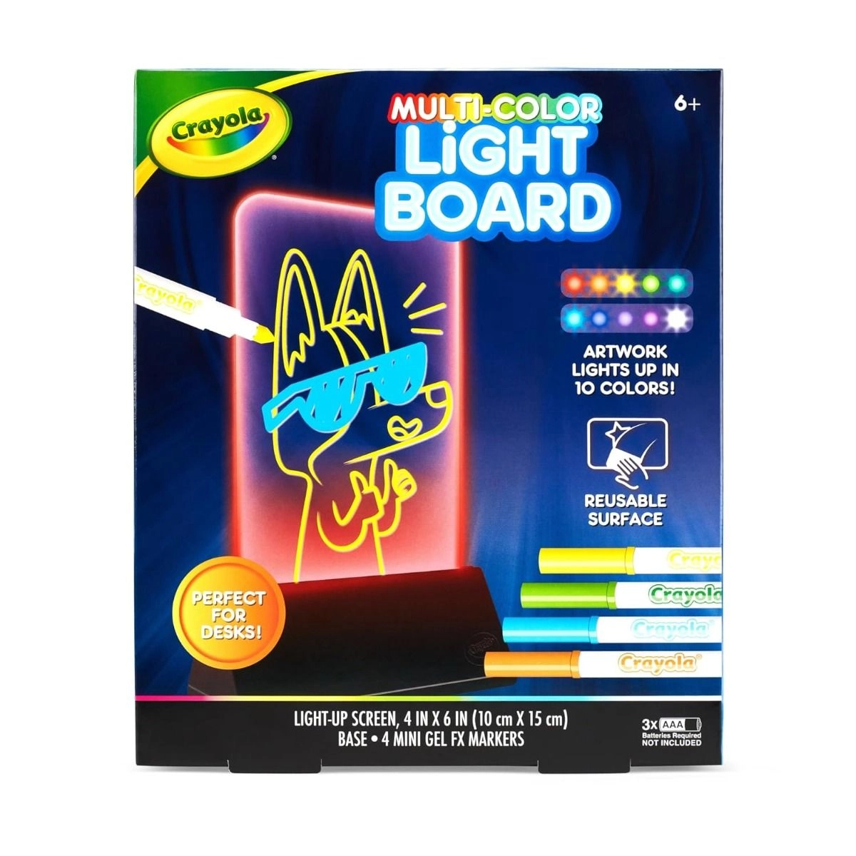Multi Color Light Board - White 6+