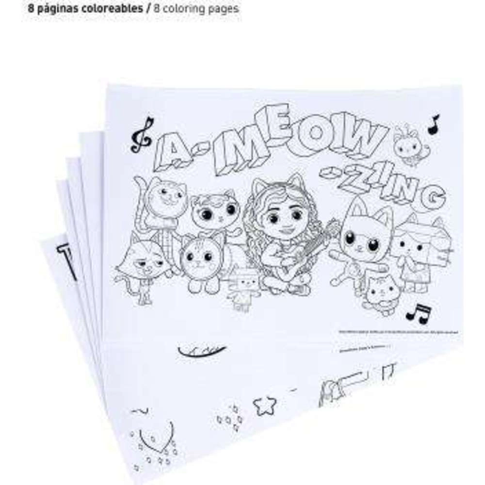 Trolley Colorable Stationery Set - 3 colored markers 3 colored pencils