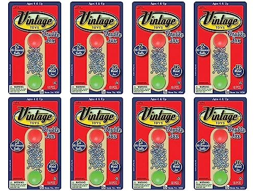 Metal Jacks Game Set - Adult 8 Sets