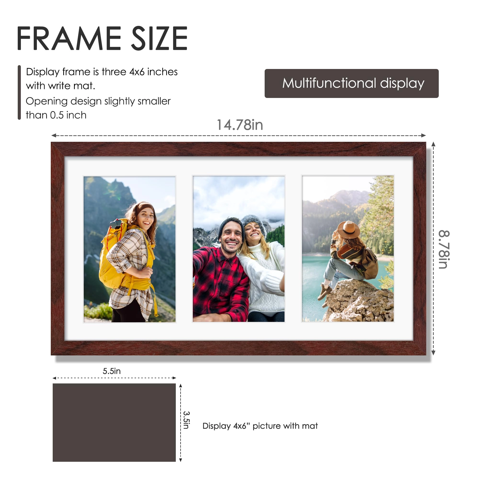 Collage Picture Frame - 8x14 3