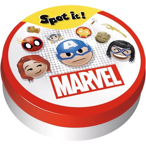 Spot It!: Marvel Emoji - Card Game Multilingual Edition