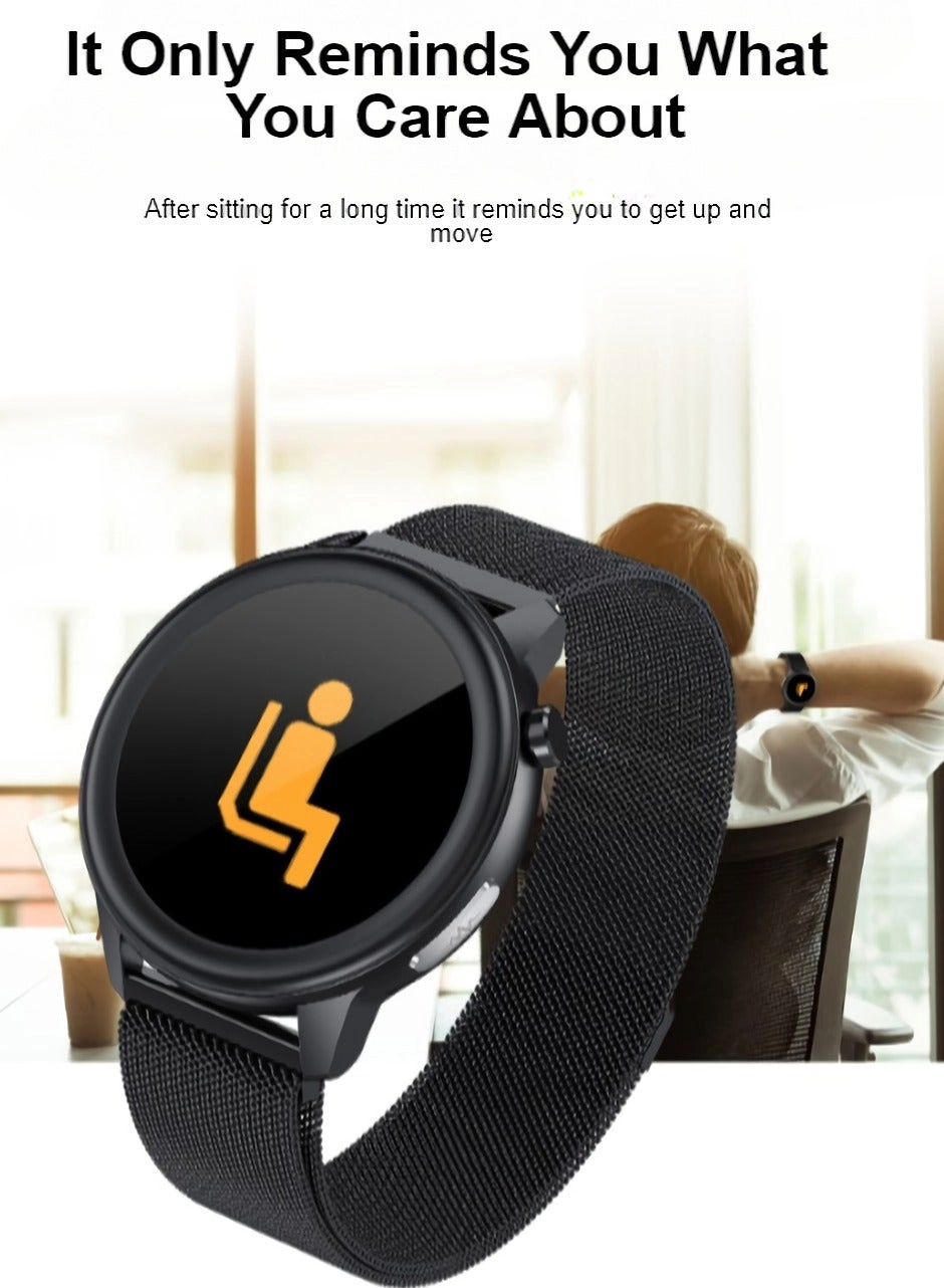 Glucose Monitoring Smart Watch - ECG Bluetooth Call SpO2