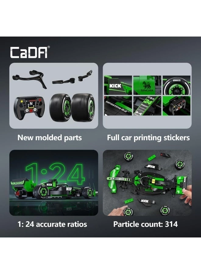 Kick Sauber F1 C44 Racing Car - 314 pcs