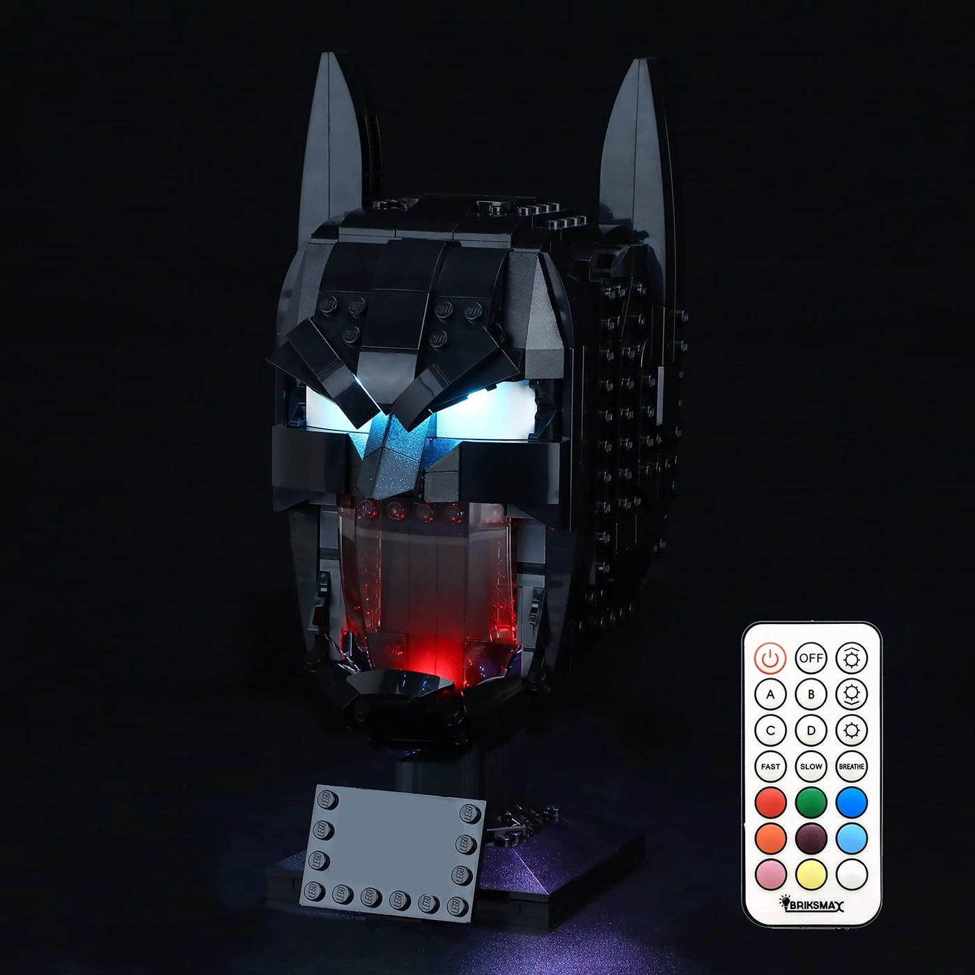 BRIKSMAX Led Lighting Kit for Batman Cowl