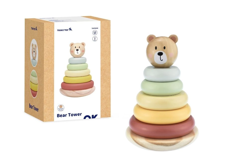 Bear Stacking Tower - Suitable for 12 months & above 7 Pcs