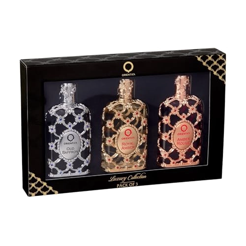 Amber Rouge + Royal Amber + Oud Saffron - Eau De Parfum 3-Pc