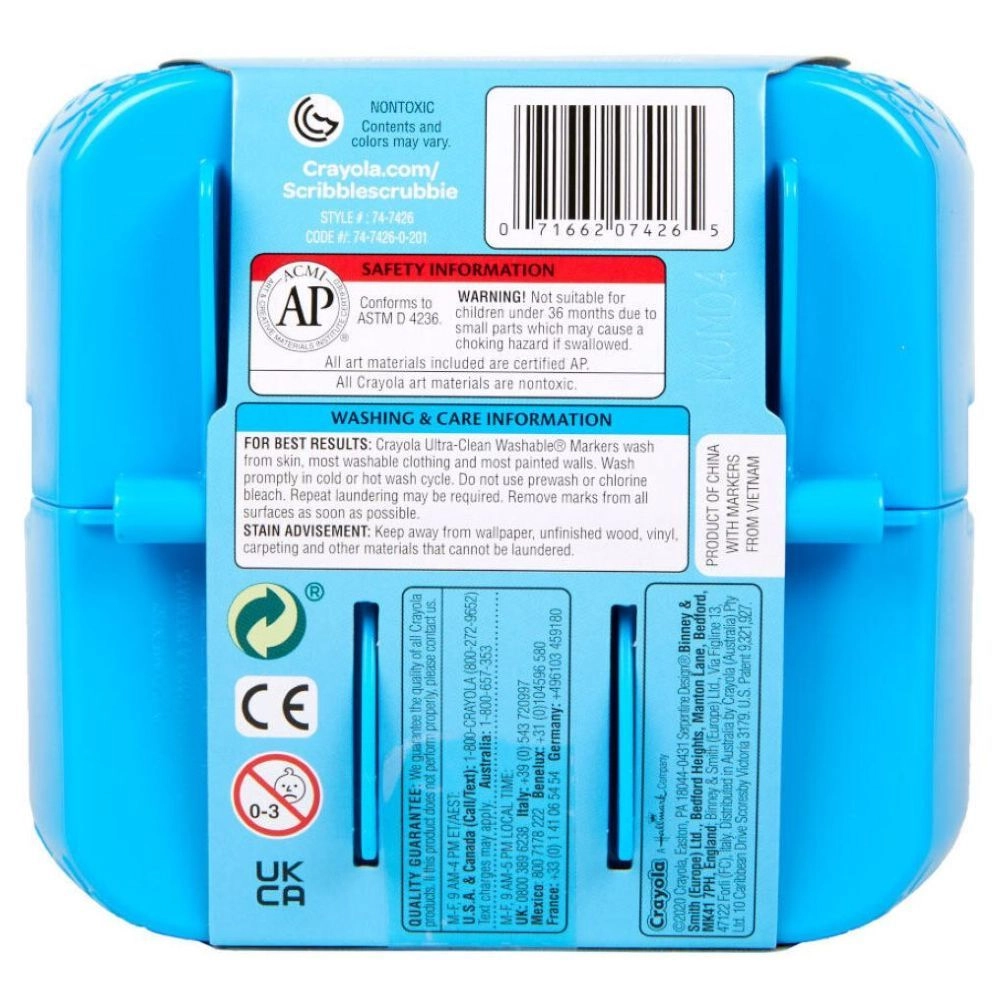 Scribble Scrubbie Pets - 3 Washable Markers