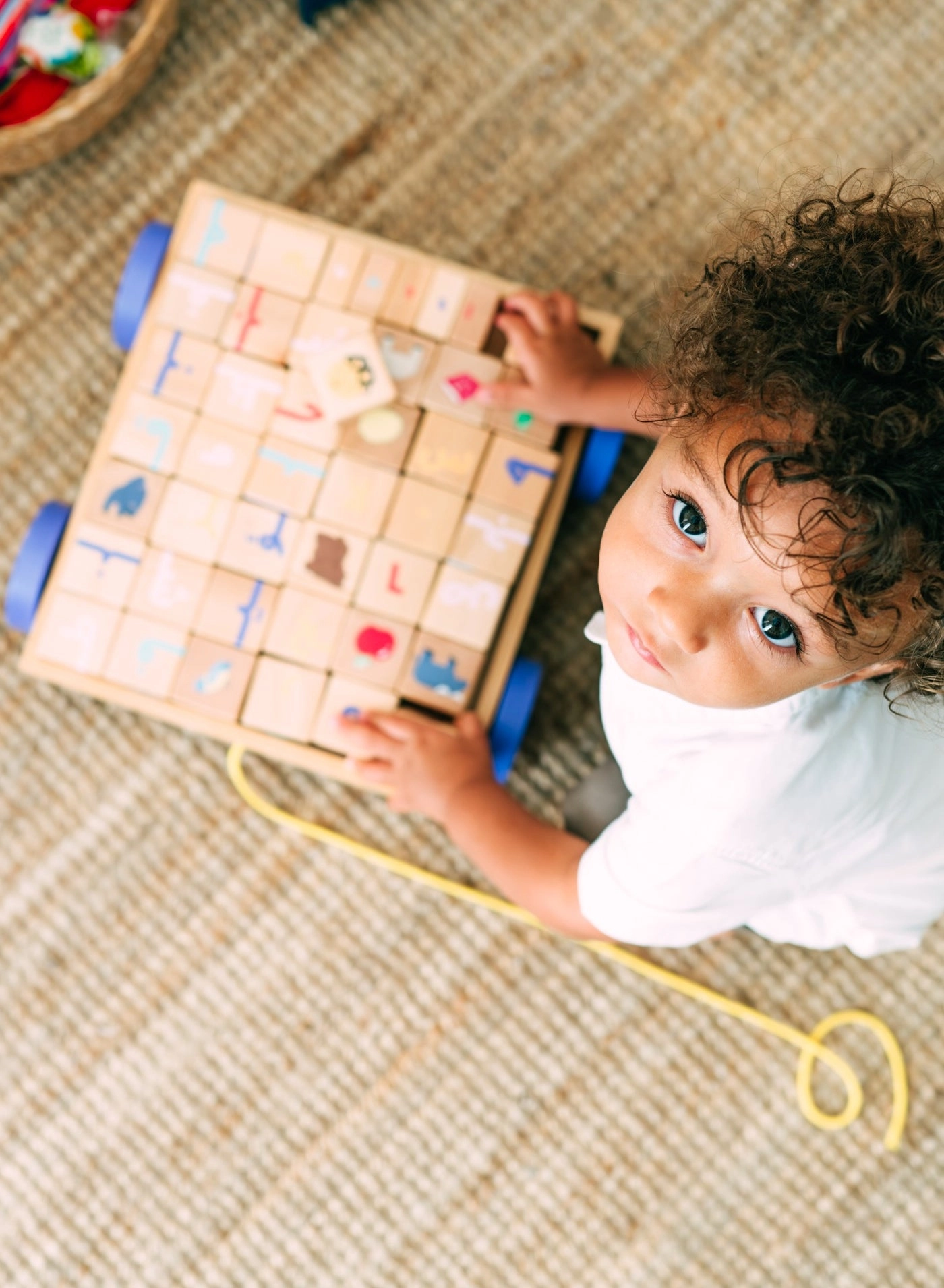 Arabic Wooden Alphabet Cubes - 48 pieces