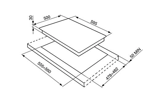 SRV864AVOGH2 Gas hob